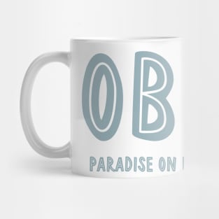 OBX - Paradise on Earth (Blue-Grey) Mug